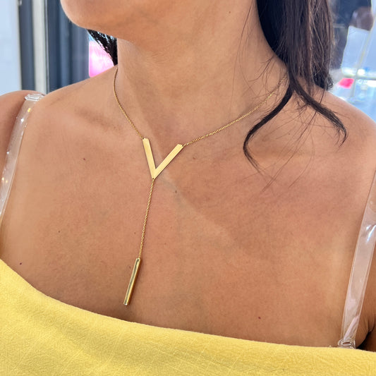 Collier Veel en Or Jaune 18K