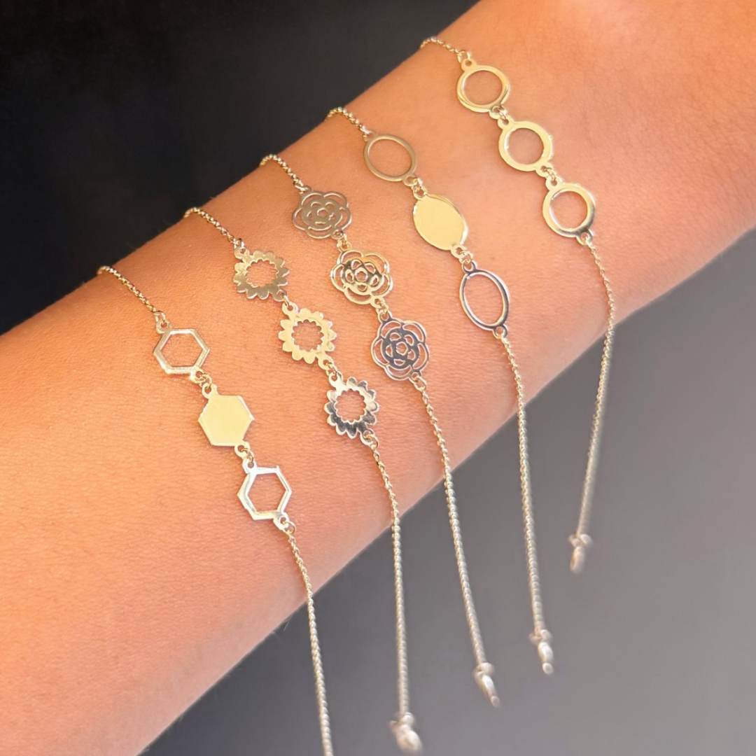 Bracelets Geo en Or 18K