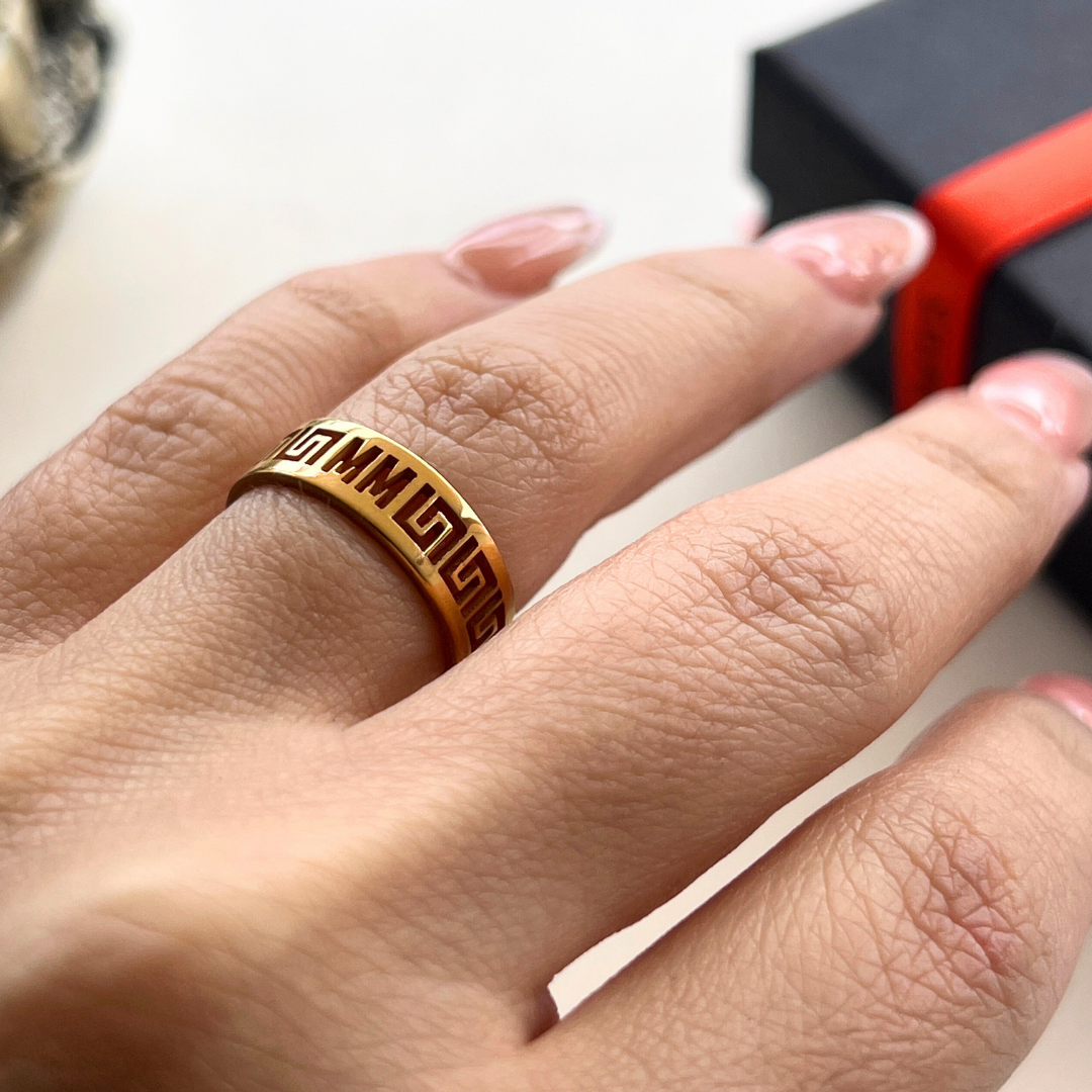 Bague Romaine en Or 9/18K